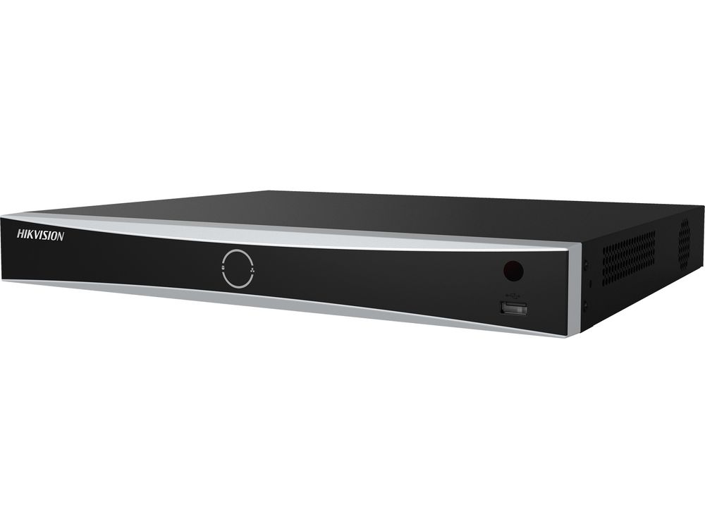 NVR 16 canale, 16xPoE, AcuSense, 12MP, bandwidth 256 Mbps, 2x SATA, Recunoastere faciala, Hikvision DS-7616NXI-I2/16P/S(C)