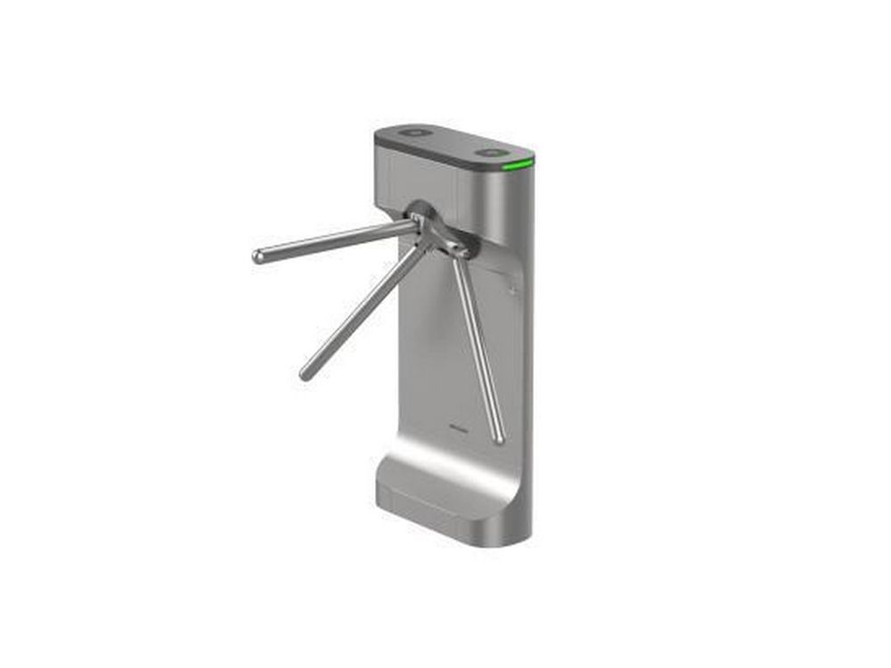 Turnichet trepied control acces Hikvision DS-K3G411X-R-M-Dm55, bidirectional, RFID EM/Mifare/Desfire