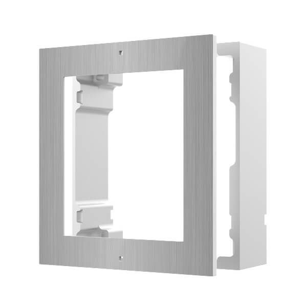 Carcasa aparenta videointerfoane Hikvision, ARGINTIU, DS-KD-ACW1/S