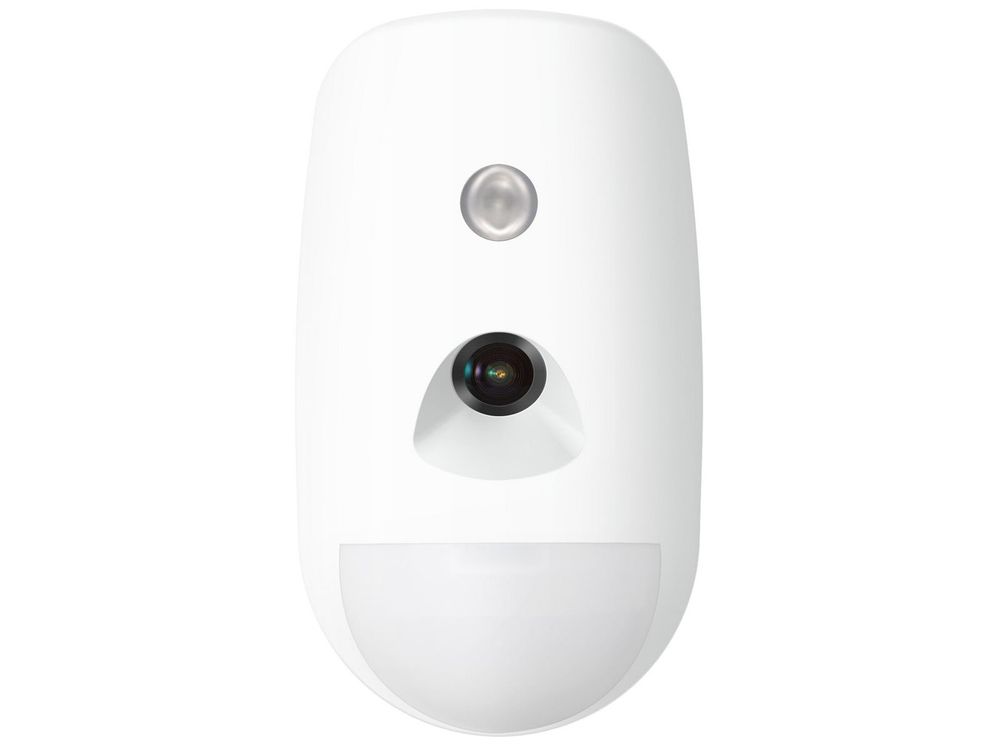 Detector cu PIR si camera Hikvision, 2MP, RS-485, pana la 12m, imunitate la animale de pana la 24kg, compatibil cu AX Hybrid PRO, DS-PD501PC12