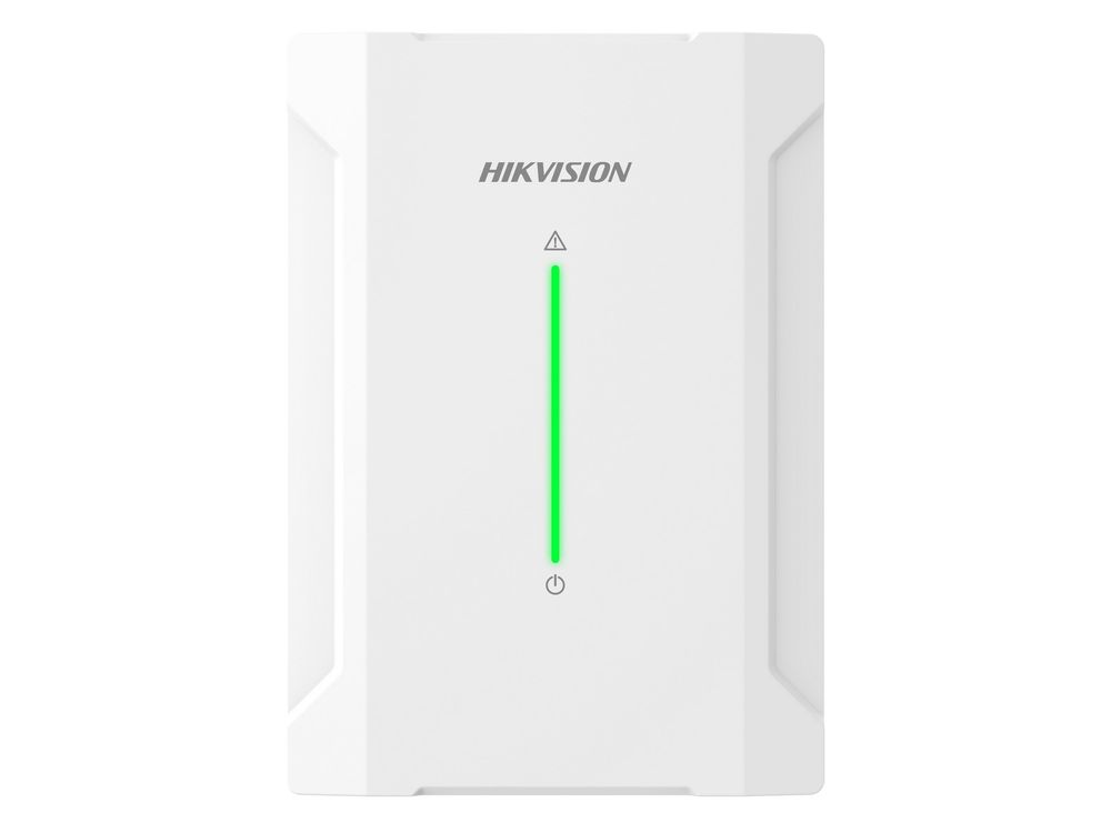 Receptor wireless Hikvision pentru centrala Ax Hybrid Pro, RF 868 MHz, accepta 32 detectori, 8 sirene interior, 4 sirene exterior, DS-PR501-HWE