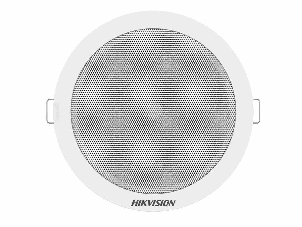 Difuzor tavan analog Hikvision DS-QAE0206G1-V, 100V, 6W, 8 ohm, 5.25 inch, 90-20kHz, ABS alb