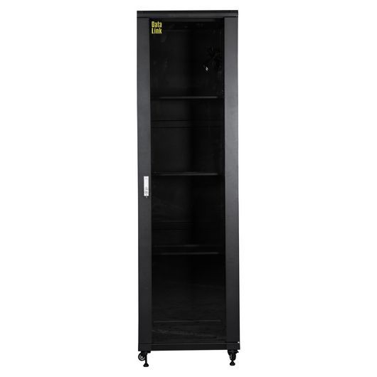 Dulap rack 42U 600X600 neasamblat negru de podea 42U-6060S