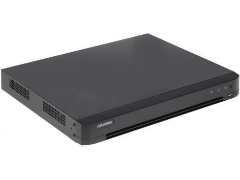 DVR 16 canale, 2 Megapixeli, H265+ , 1 x iesire / intrare audio, Hikvision DS-7216HQHI-K1/A