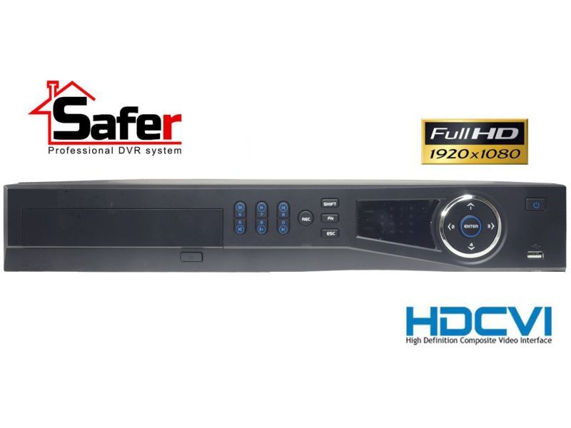 DVR 16 canale HDCVI / IP Safer FULL HD 4 x HDD