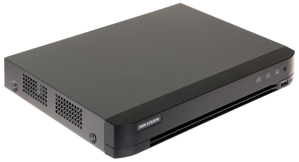 DVR 4 canale, 8 megapixeli, audio prin coaxial, 5 in 1, Hikvision DS-7204HTHI-K1(S)