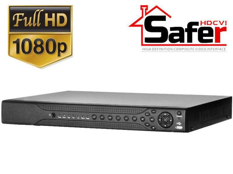 Dvr 8 canale AHD FULL HD Hibrid iCloud 2 X HDD 8 Audio SAFER