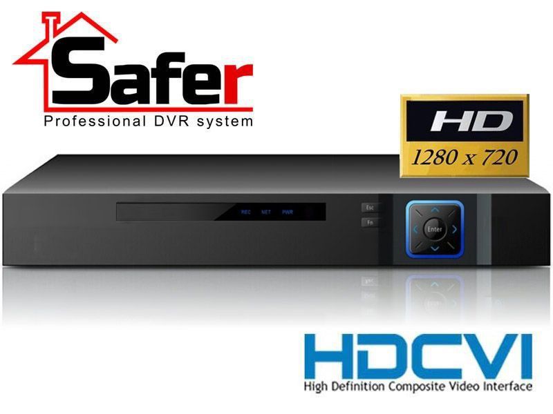 Dvr 8 canale HDCVI TRIBRID HD 720p / 960p Safer 2108HG