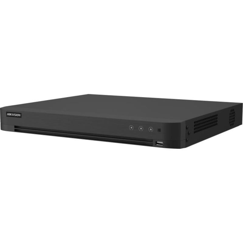 DVR 8 canale Hikvision iDS-7208HUHI-M2/XT/4A+8/4ALM, AcuSense, 8MP, compresie H.265 Pro+, audio HDTVI, recunoastere faciala, perimetru