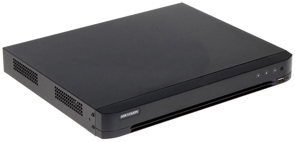 Dvr 8 canale pentabrid de 5 MP, 2 x HDD, 8 alarme, 2 x USB, Hikvision DS-7208HUHI-K2/P