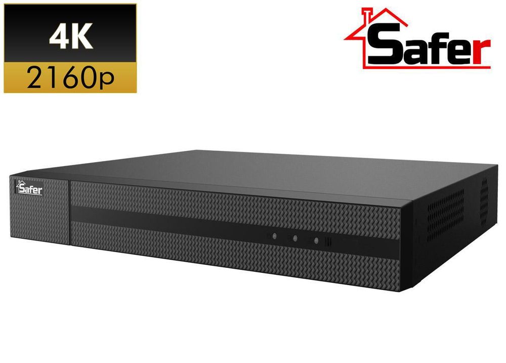 DVR pentabrid 8 canale SAFER, rezolutie 8 MP, iesire HDMI/VGA, H.265+ Pro