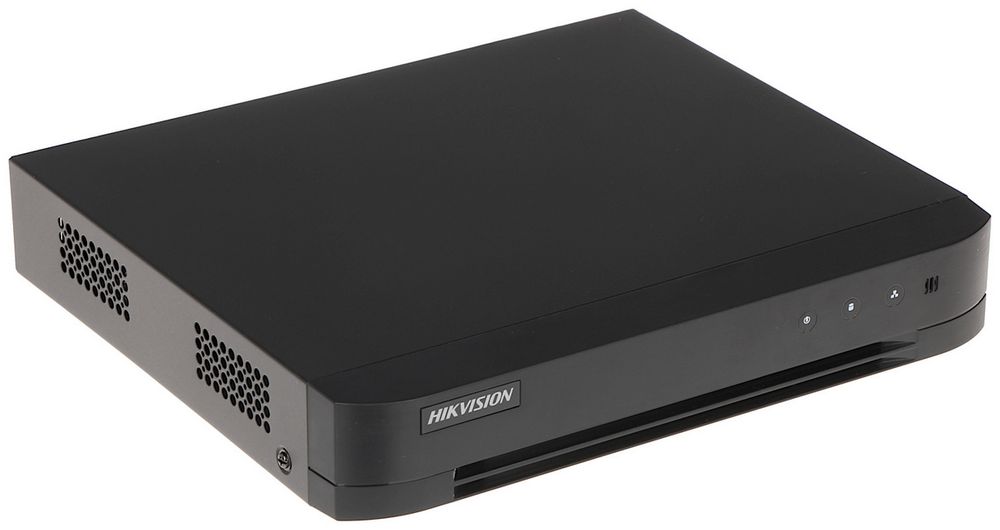 Dvr 4 canale, 5 Megapixeli, 4 intrari audio, Audio over Coax, H265+ DS-7204HUHI-K1(S)