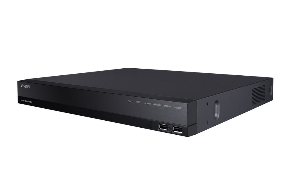 DVR 4 canale, Pentabrid Hanwha HRX-435, Tehnologie 5 in 1, 8MP 4K, 2x slot SATA, 32Mbps, Alarma 4/1