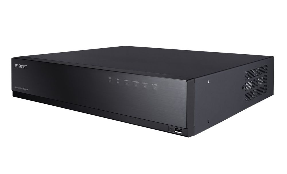 DVR 8 canale, 5 in 1 Hanwha HRX-835, 8MP - 4K, 4x slot SATA, 64Mbps, Alarma 8/4