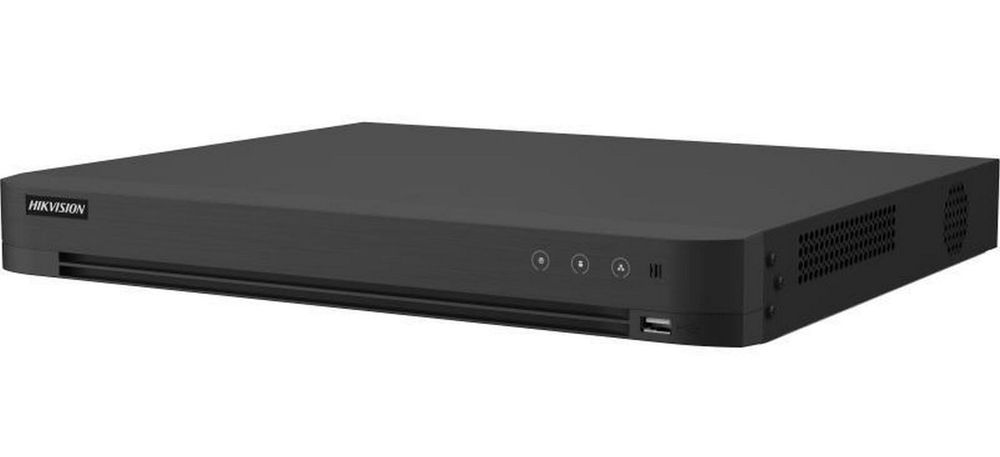 DVR 8 canale Hikvision iDS-7208HUHI-M2/PXT, AcuSense, pana la 8MP, latime banda 256Mbps, 2 porturi SATA, PoC