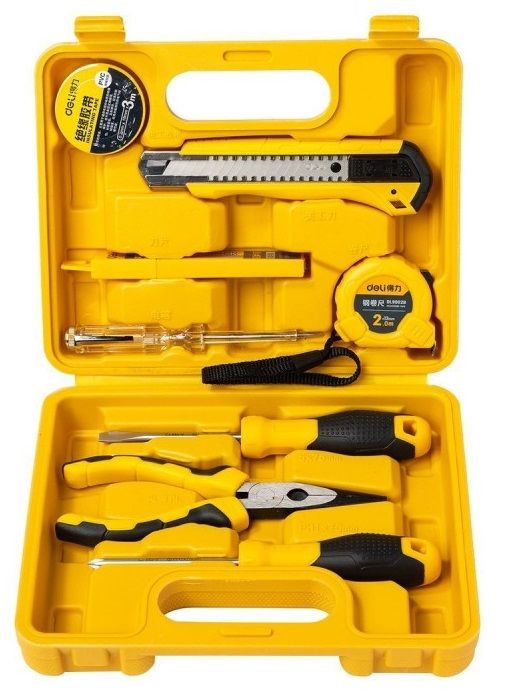 Trusa 8 piese Electric Set, Deli EDL1008J