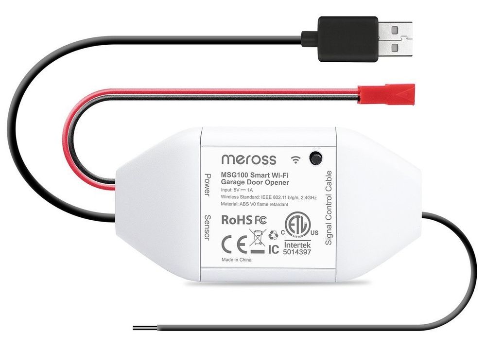 Releu wireless deschidere automatizare compatibila Apple Homekit Meross MSG100HK(EU)
