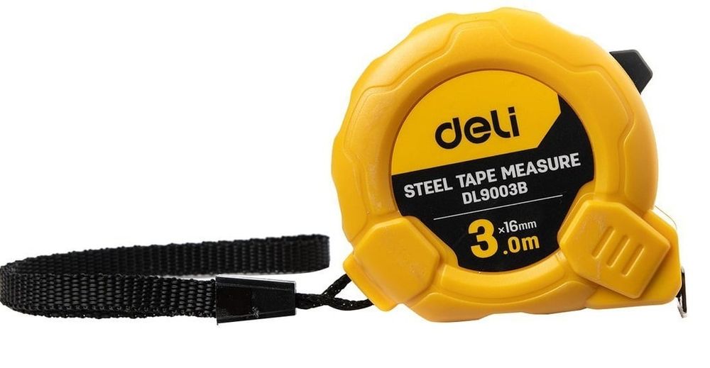 Ruleta metalica 3 metri - 16mm, Deli EDL9003B