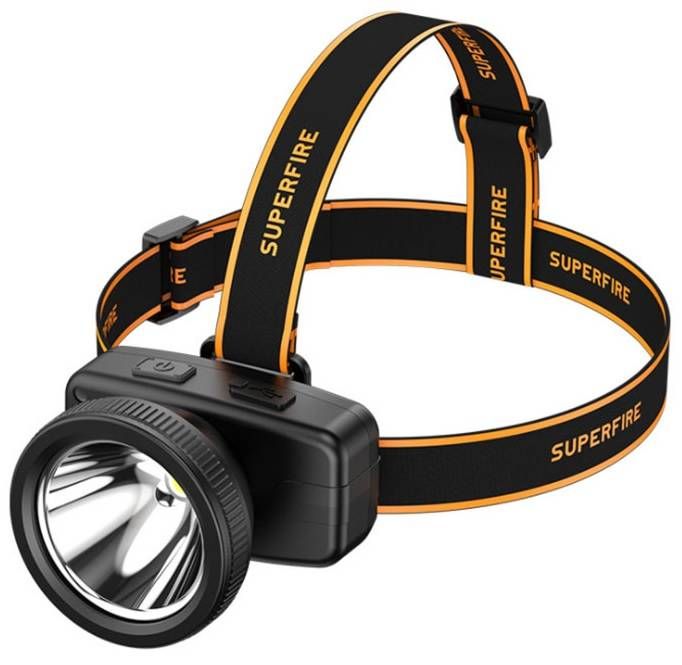 Lanterna cu incarcare pentru cap 150 lm Superfire HL55