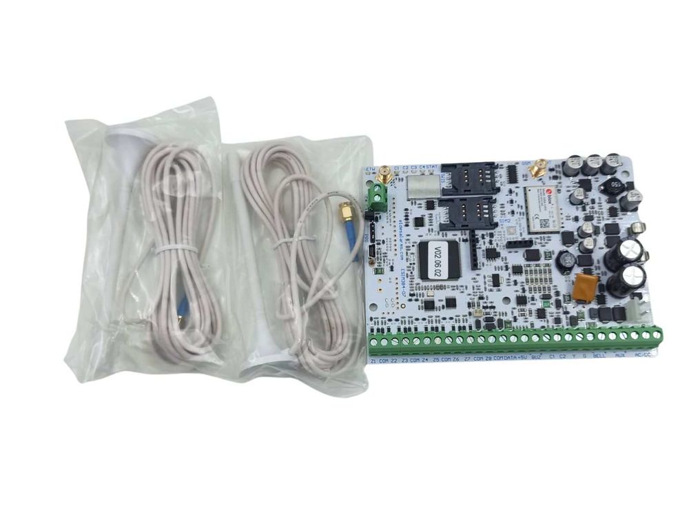 [RESIGILAT] Placa de comanda pentru centrala de alarma hibrida wireless/cablata GSM/GPRS, 868 MHz, max 144 zone, Eldes ESIM384PCB-R1