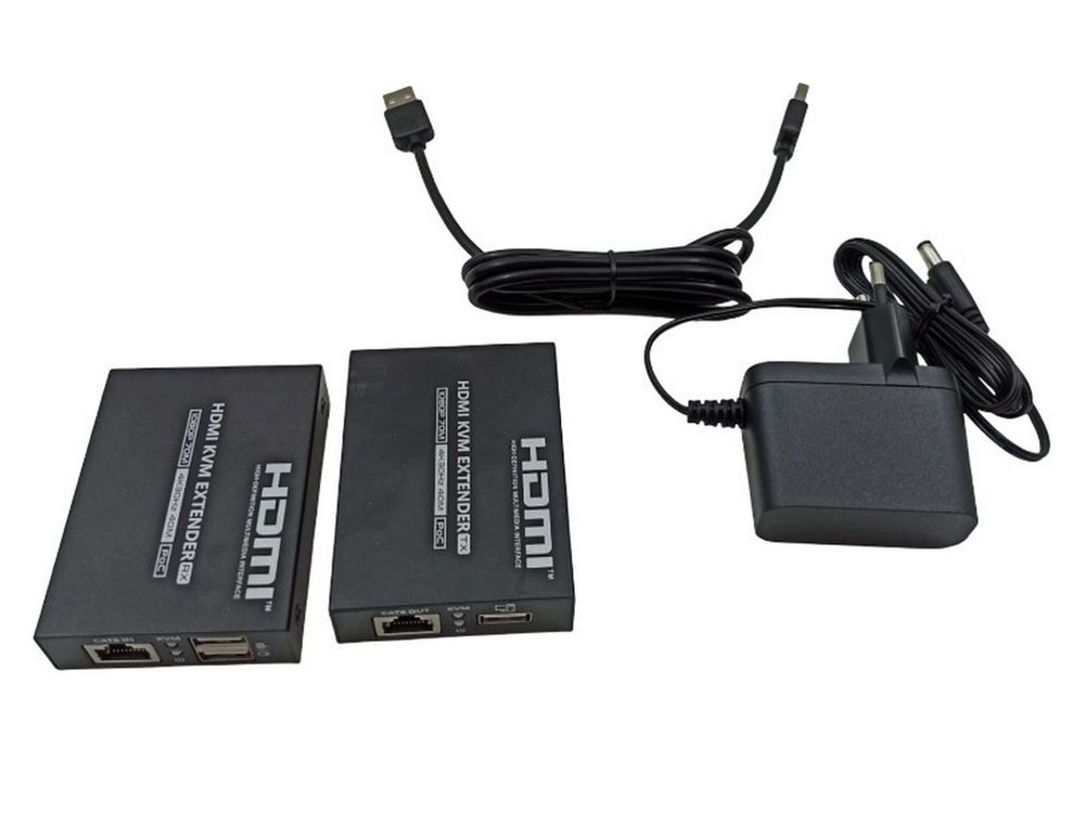 [RESIGILAT] Extender HDMI si USB, 4K, cablu UTP/FTP, Cat6/6a/7, 70m, HDMI+USB-EX-70-4KPR-R1