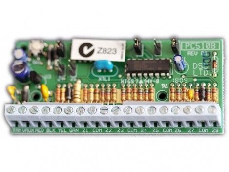 Extensie 8 zone pentru sistemele de alarma DSC, PC 5108