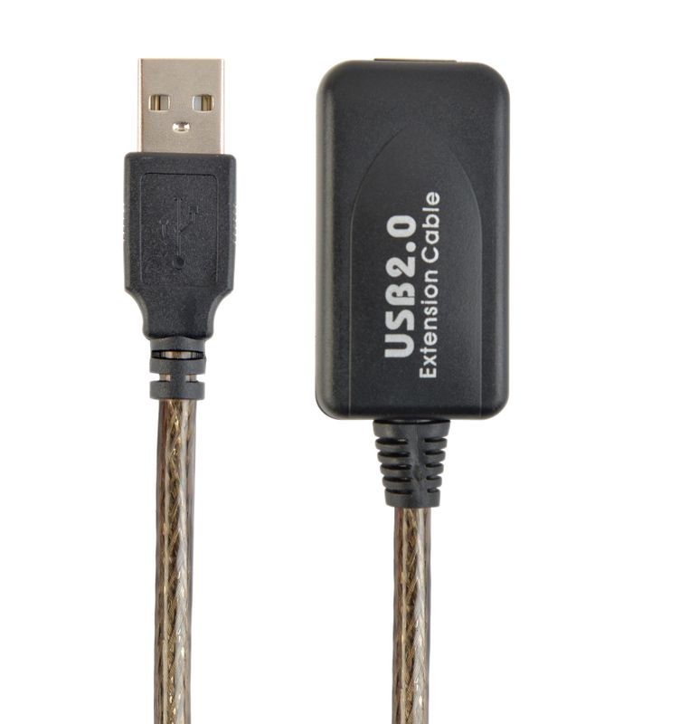 EXTENSIE USB 2.0 ACTIVA, 5M, NEGRU, UAE-01-5M