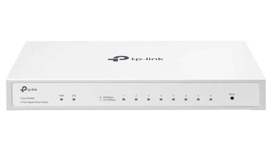 Switch 8 porturi Gb, Tp-link Festa FS308G, cu management, montare pe desktop sau perete
