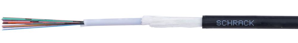Fibra optica 4 fibre, Singlemode, diametru 5.80mm, 1250N, manta LSOH, protectie rozatoare, 100m, Schrack HSFAIBH049X100