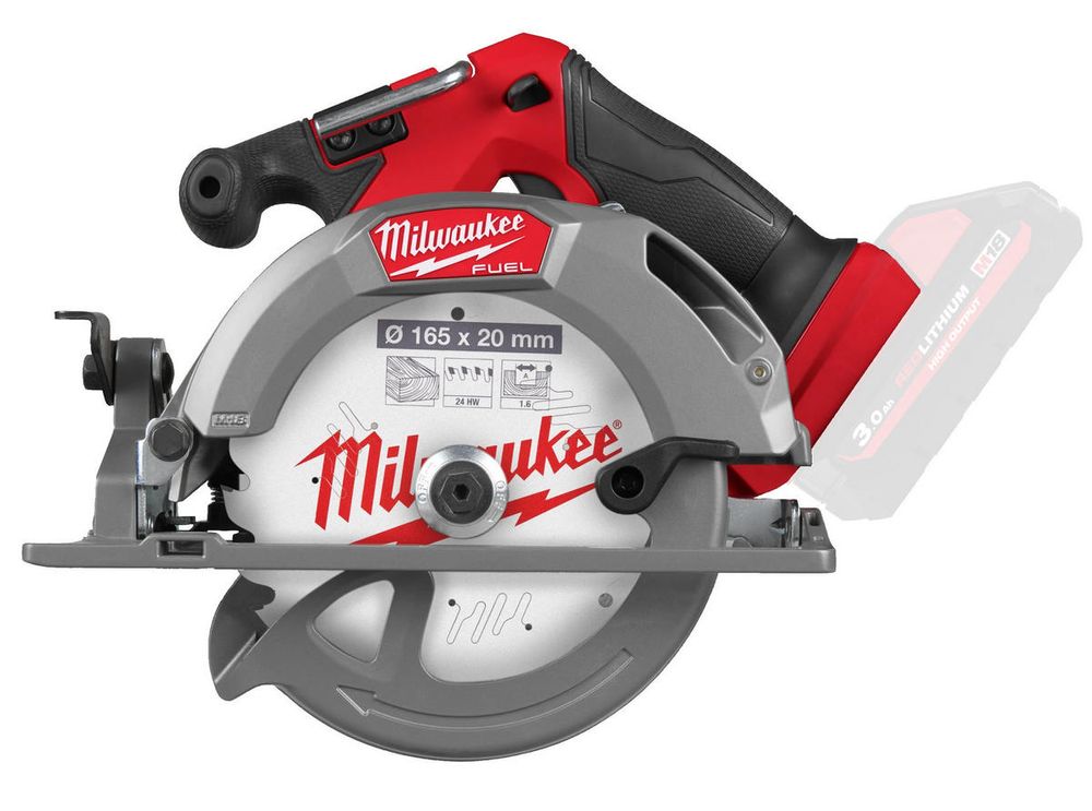 Fierastrau circular Milwaukee M18 FCS552, 18V, disc 165mm, 6000 RPM, inclinare 50 grade, fara acumulator, 4933493587