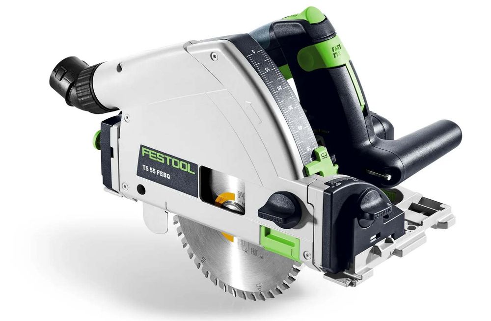 Fierastrau circular Festool TS 55 FEBQ-Plus, 1200W, adancime 0-55mm, unghi ajustabil, cablu de 4m, 576703
