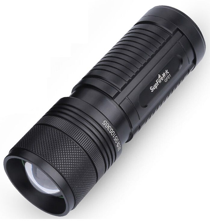 Lanterna reincarcabila pentru pescuit 4 culori 375lm Superfire GF01-A