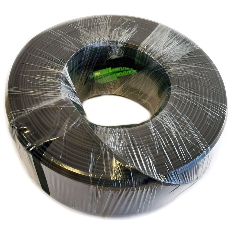 Cablu fibra optica FTTH-MES-1APC305, 2 fire, APC, lungime 305m, Brand 6386