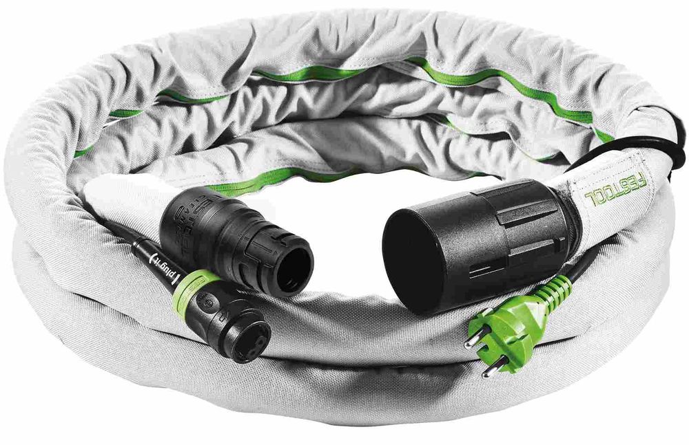 Furtun de aspirare Festool, diametru 27/22mm, lungime 5m, cablu Plug it, compensator rotativ, mufa de racord, 201758