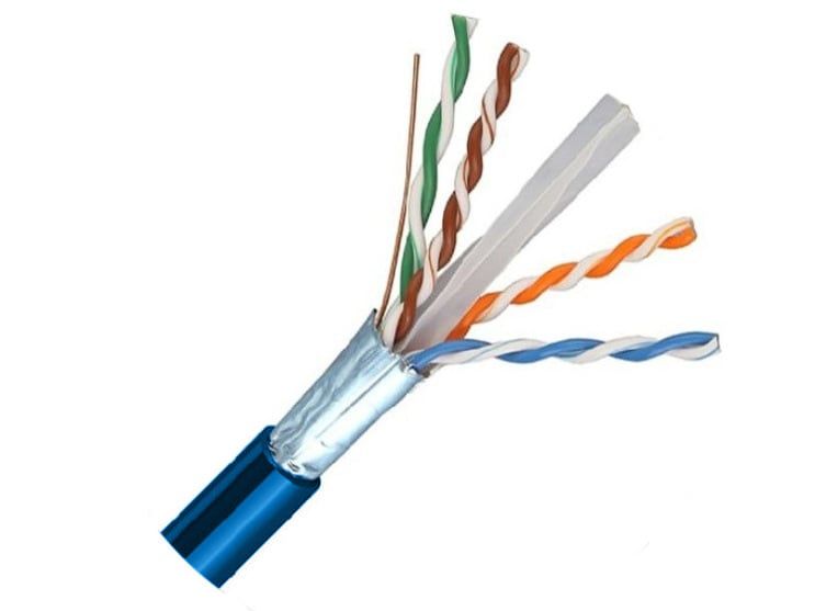 Cablu F/UTP , CAT6, 305m, conductor cupru, fir de impamantare, Q5+ F/UTPCAT6-4x2x0.52-CU-305M