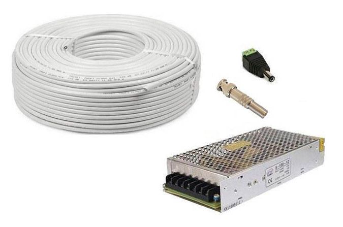 Kit accesorii sisteme de supraveghere 4 camere