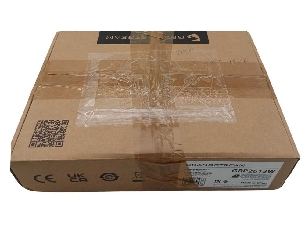 [RESIGILAT] Telefon IP profesional VoIP Grandstream, 6 linii, Gigabit, PoE, Wi-Fi 6, HD audio, LCD color 2.8 inch, GRP2613W-R1