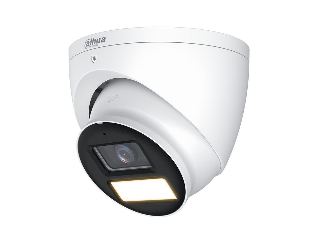 Camera supraveghere Dahua HAC-HDW1239T-A-LED-S3, 2MP 1080p Full Color, microfon, lumina alba 40m, HDCVI, IP67