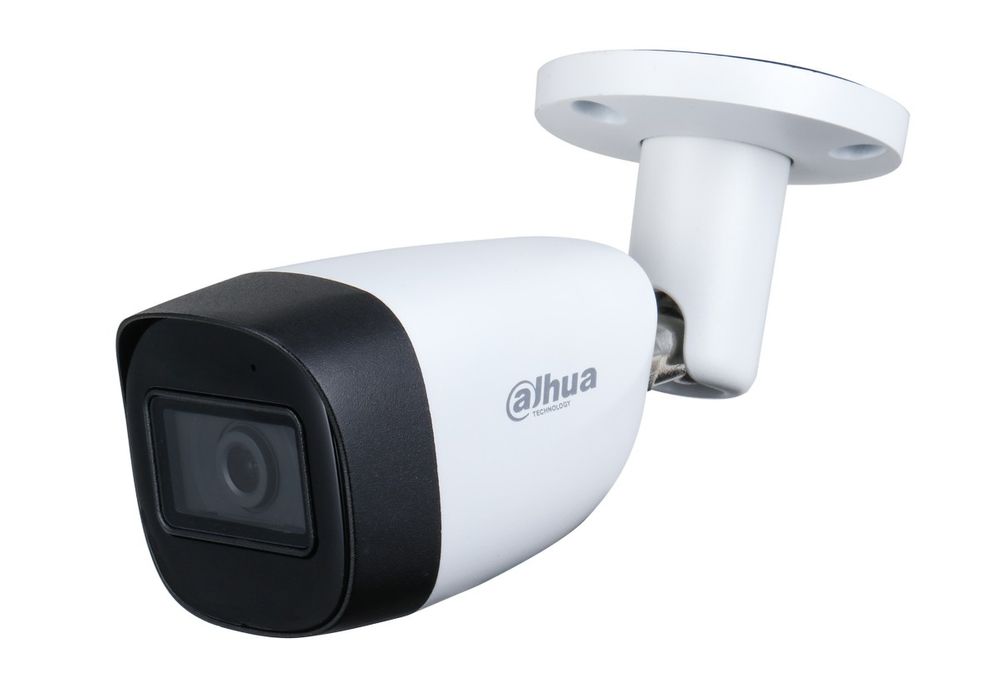 Camera de supraveghere HDCVI pentru exterior Dahua, Full HD, 3.6 mm, IR 30m, Microfon, IP67, HAC-HFW1200CM-A
