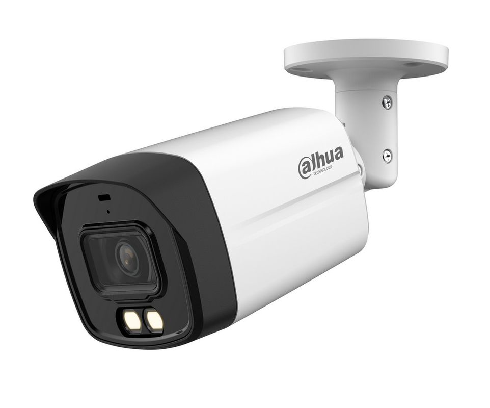 Camera de supraveghere 8MP 4K, HDCVI, Iluminare duala cu IR + LED 40m, Microfon, 3.6mm, Dahua HAC-HFW1801TLMP-IL-A-0360B-S2