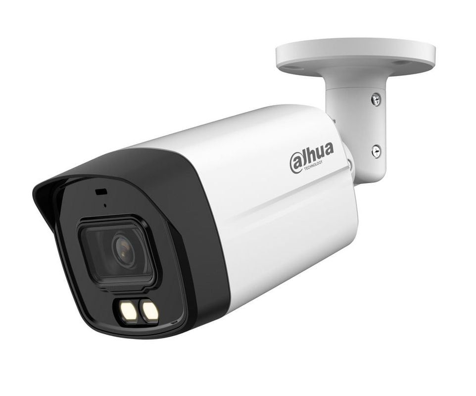 Camera de supraveghere 2MP Full HD, Smart Dual Illuminators, LED si IR 40m, 3.6mm, Microfon, Dahua HAC-HFW1200TLMP-IL-A-0360B-S6