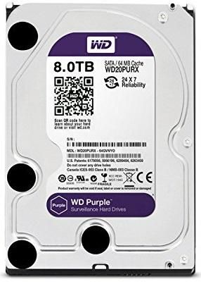 Hard Disk 8TB Western Digital Purple WD82PURZ