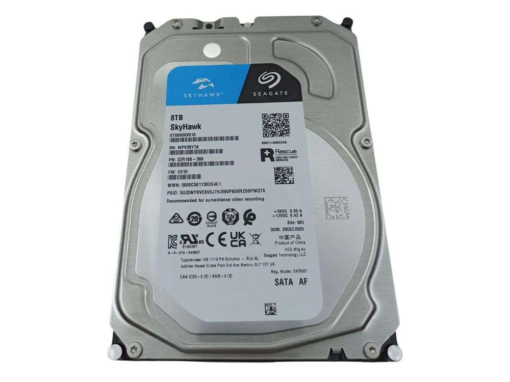 [RESIGILAT] Hard Disk 8 Terra Bytes Seagate HDD 8 TB, 3.5 inch, cache 256MB, pentru supraveghere video, ST8000VX010-R1