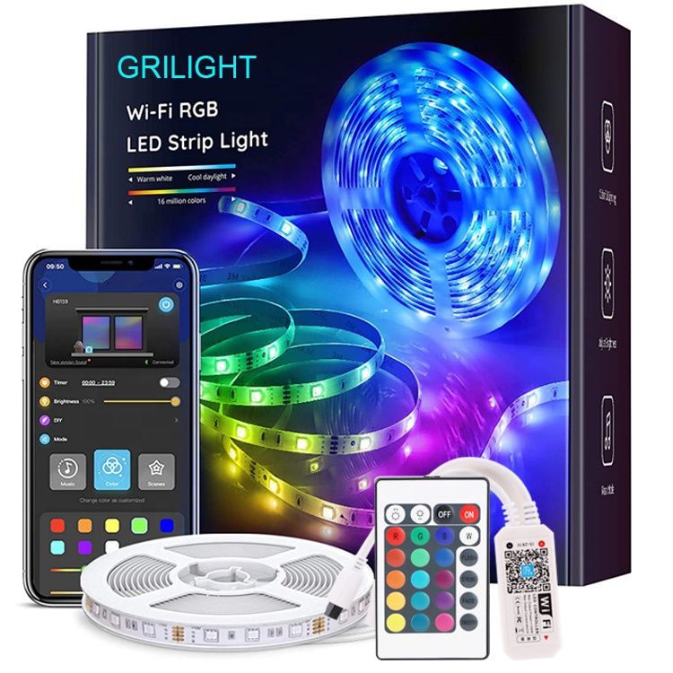 Banda led wifi RGB 5 metri control vocal Tuya
