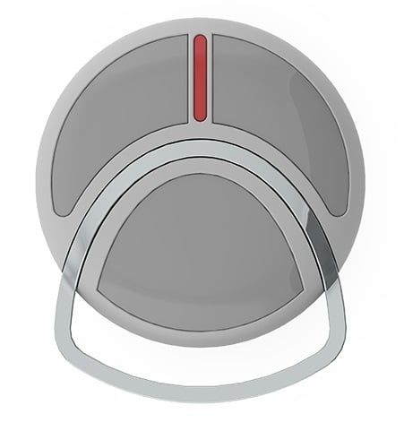 Telecomanda cu 3 butoane pentru automatizari, compatibila cu UR01, RC06