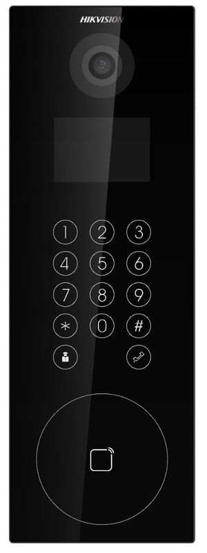 Videointerfon scara de bloc TCP/IP HIKVISION DS-KD8103-E6 montaj ingropat