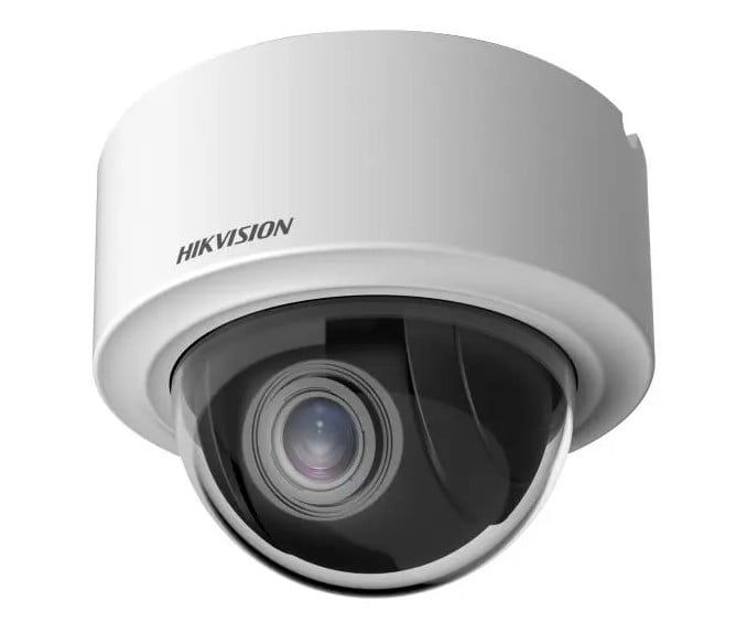 Camera IP PTZ de interior, 2K 4MP, 2.8 mm - 12mm,  MicroSD, PoE, IP66, Hikvision DS-2DE3404W-DE(T5)