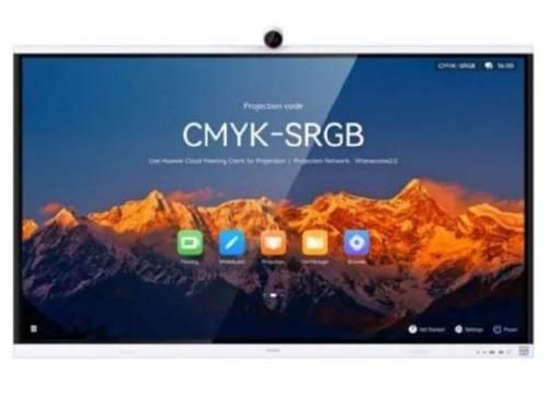 Tabla interactiva cu touch screen (Whiteboard) WiFi Huawei HU55150650, functii AI, 4K Ultra HD, diagonala 65 inch, camera video 4K, microfon si difuzor