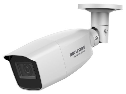 Camera de exterior, 5MP, Lentila Motorizata Autofocus 2.7 - 13.5 mm, IR70m, 4 in 1, Hikvision HiWatch, HWT-B358-Z