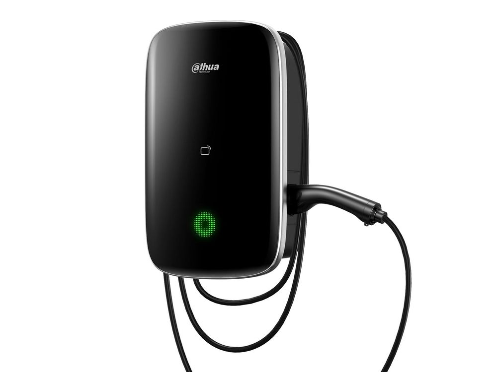 Statie incarcare masini electrice Dahua ICS-A070E-H1D, monofazat, 7kW, 6- 32A, plug and play, RFID, aplicatie, 1x RJ45, cablu 5m tip 2, IP66, IK10